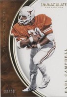2016 Panini Immaculate Collection Collegiate Earl Campbell #24