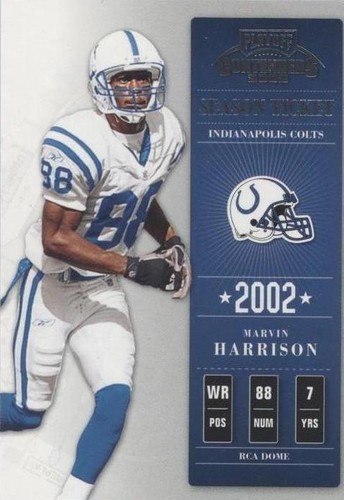 2002 Playoff Contenders Marvin Harrison #32