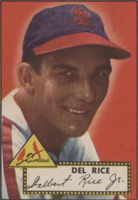 Topps 1952 - Del Rice #100
