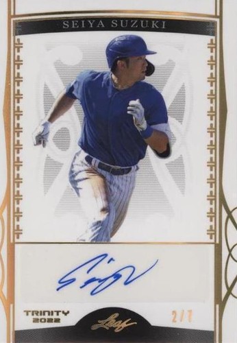 2022 Leaf Trinity - Seiya Suzuki #BA-SS3