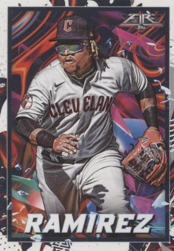 2022 Topps Fire - Jose Ramirez #28