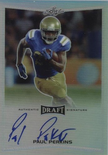 2016 Leaf Metal Draft Paul Perkins #BA-PP1