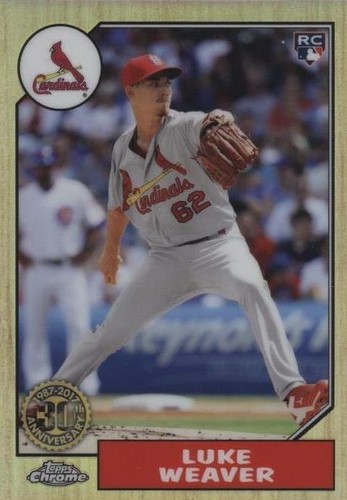 2017 Topps Chrome - Luke Weaver #87T-13