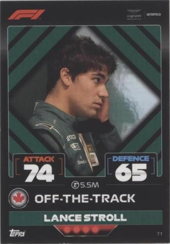 2022 Topps F1 Turbo Attax - Lance Stroll #71