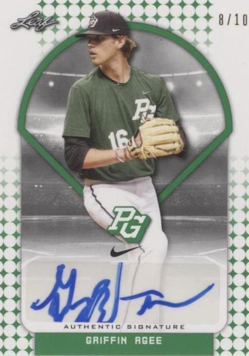 2018 Leaf Perfect Game National Showcase - Griffin Agee #BA-GA1