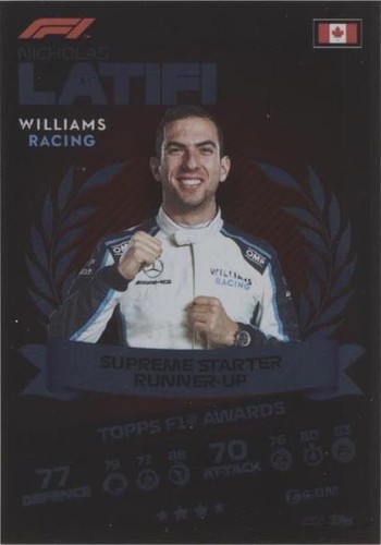 2021 Topps F1 Turbo Attax - Nicholas Latifi #224