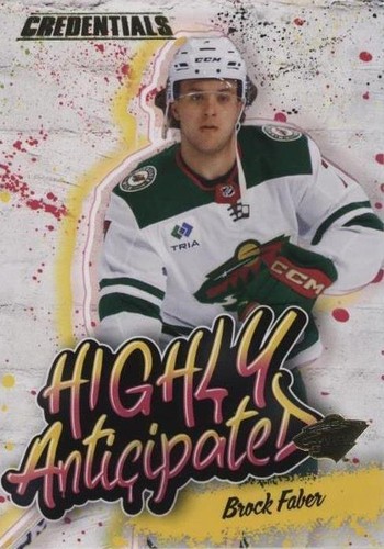 2023-24 Upper Deck Credentials - Brock Faber #HA-11