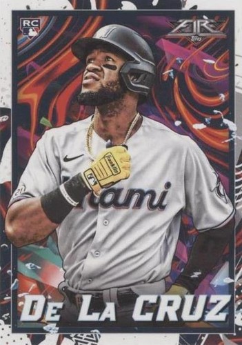 2022 Topps Fire - Bryan De La Cruz #15