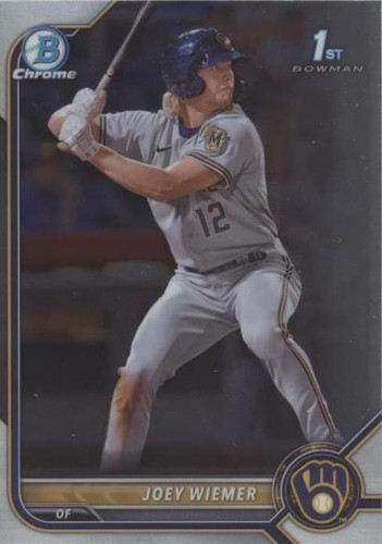 2022 Bowman Chrome - Joey Wiemer #BCP-207