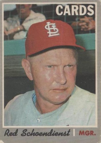 1970 O-Pee-Chee - Red Schoendienst #346