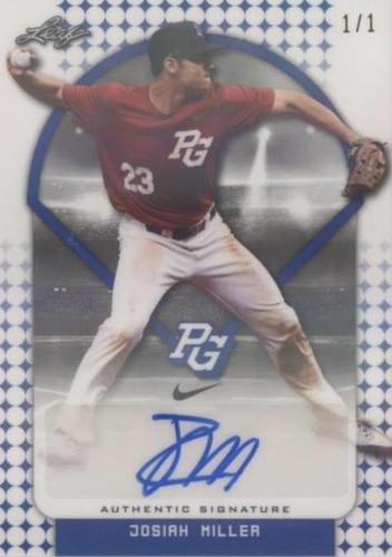 2018 Leaf Perfect Game National Showcase - Josiah Miller #BA-JM6