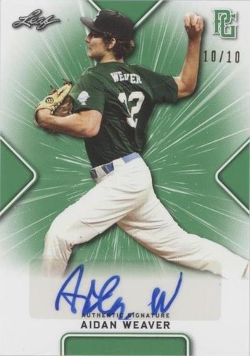 2021 Leaf Perfect Game National Showcase - Aidan Weaver #BA-AW1