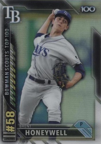 2016 Bowman - Brent Honeywell #BTP-58