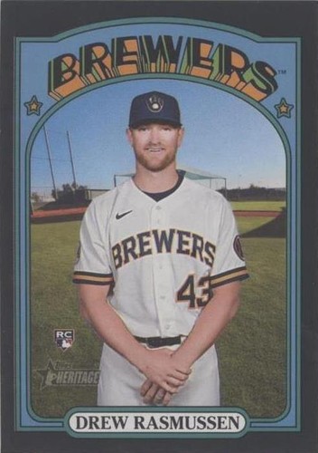 2021 Topps Heritage High Number - Drew Rasmussen #704
