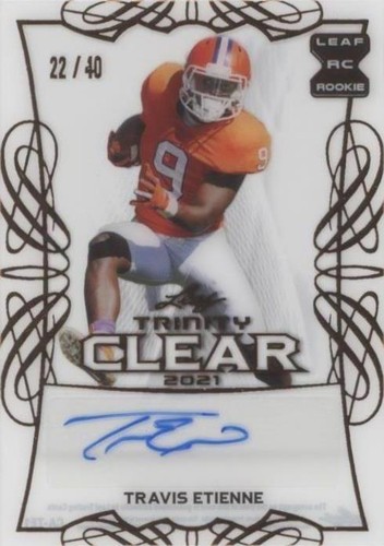 2021 Leaf Trinity Travis Etienne #CA-TE1