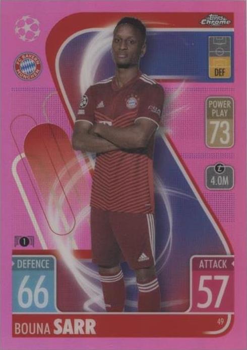 2021-22 Topps Chrome Match Attax UCL Bouna Sarr #49