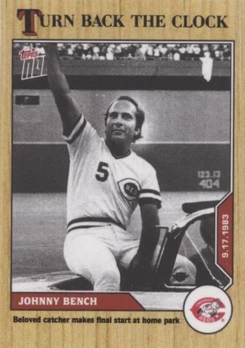 2020 Topps Now Turn Back the Clock - Johnny Bench #171