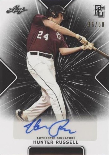 2021 Leaf Perfect Game National Showcase - Hunter Russell #BA-HR1