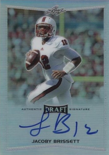2016 Leaf Metal Draft Jacoby Brissett #BA-JB1