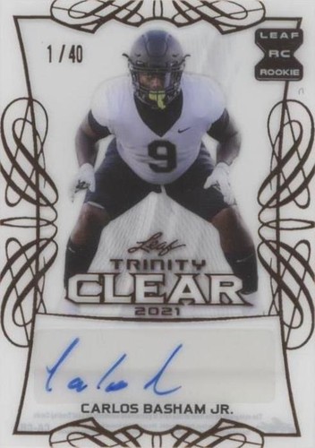 2021 Leaf Trinity Carlos Basham Jr. #CA-CBJ