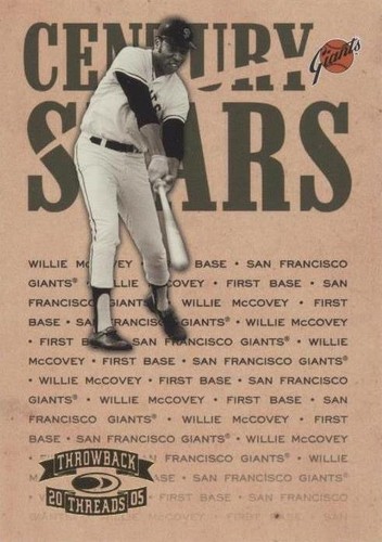 2005 Donruss Throwback Threads - Willie McCovey #CS-40