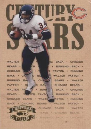 2005 Donruss Throwback Threads Walter Payton #CS-25