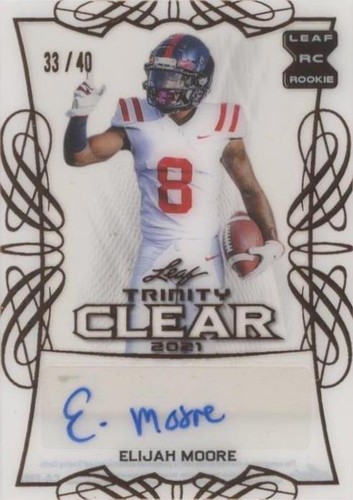 2021 Leaf Trinity Elijah Moore #CA-EM2