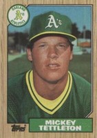 1987 Topps - Mickey Tettleton #649