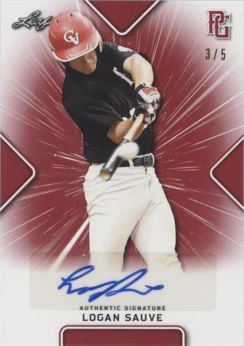 2021 Leaf Perfect Game National Showcase - Logan Sauve #BA-LS1