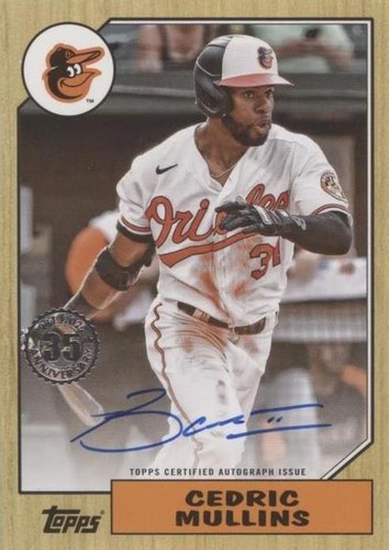 2022 Topps Series 2 - Cedric Mullins #87BA-CMU