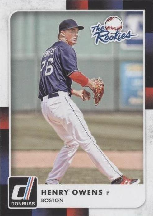 2016 Panini Donruss - Henry Owens #TR14