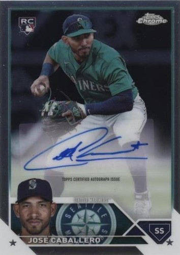 2023 Topps Chrome Update Series - Jose Caballero #AC-JCA