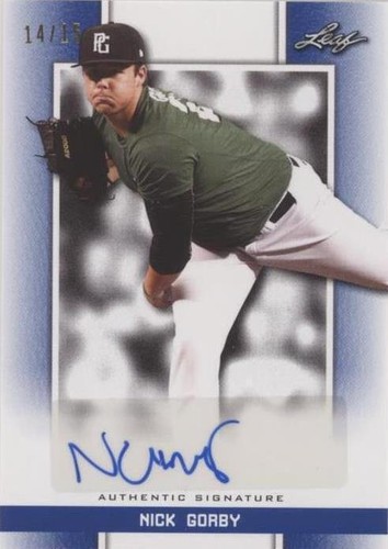 2019 Leaf Perfect Game National Showcase - Nick Gorby #BA-NG2