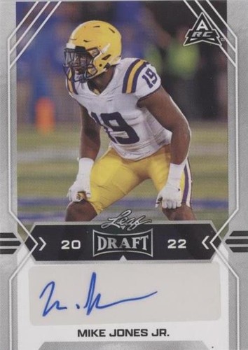2022 Leaf Draft Mike Jones Jr. #BA-MJJ