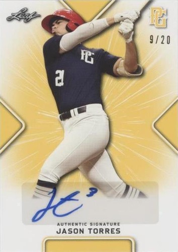 2021 Leaf Perfect Game National Showcase - Jason Torres #BA-JT1