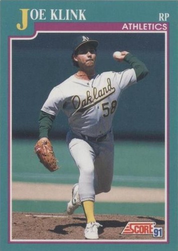 1991 Score - Joe Klink #588