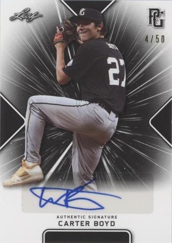 2021 Leaf Perfect Game National Showcase - Carter Boyd #BA-CB1