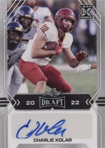 2022 Leaf Draft Charlie Kolar #BA-CK1