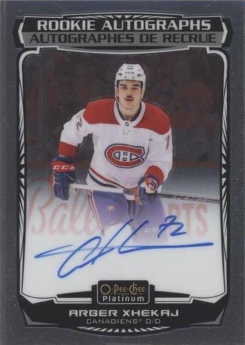 2022-23 O-Pee-Chee Platinum - Arber Xhekaj #R-AX