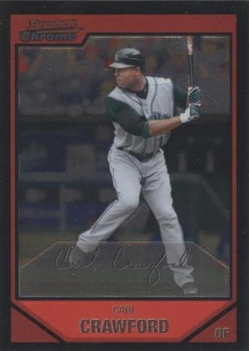 2007 Bowman Chrome - Carl Crawford #60