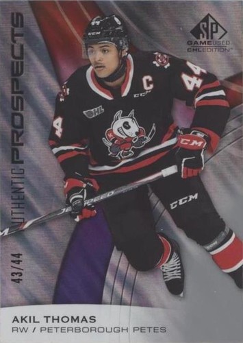 2019-20 Upper Deck SP Game Used CHL Edition - Akil Thomas #70