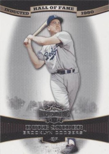 2006 Topps Triple Threads - Duke Snider #91