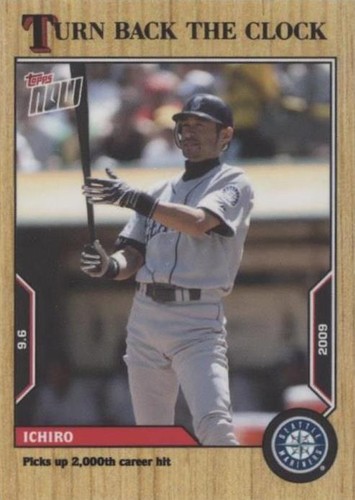 ICHIRO SUZUKI /546 TOPPS TURN BACK THE CLOCK 2007 TBTC MARINERS