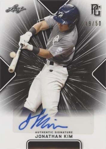 2021 Leaf Perfect Game National Showcase - Jonathan Kim #BA-JK3