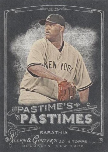 2014 Topps Allen & Ginter's - C.C. Sabathia #PP-CC
