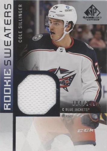 2021-22 Upper Deck SP Game Used - Cole Sillinger #RS-CS