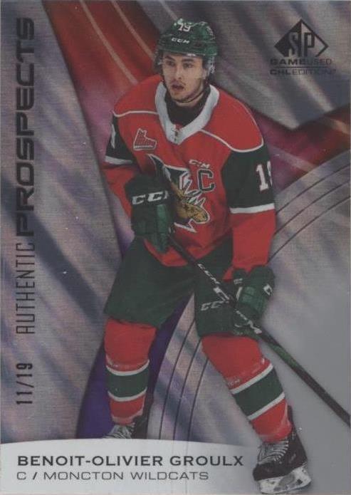 2019-20 Upper Deck SP Game Used CHL Edition - Benoit-Olivier Groulx #66