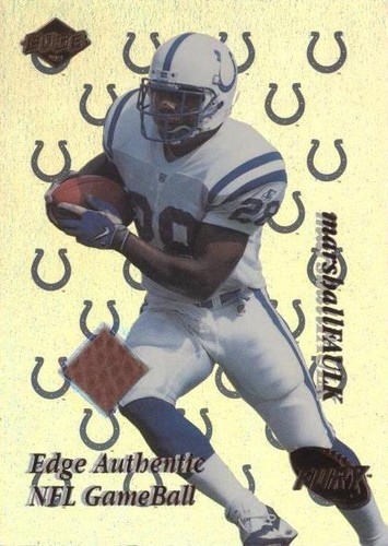 1999 Collector's Edge Fury Marshall Faulk #MF