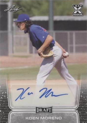 2020 Leaf Draft - Koen Moreno #BA-KM1