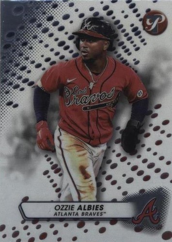 OZZIE ALBIES 2023 TOPPS UPDATE PRIME PATCH AUTOGRAPH AUTO